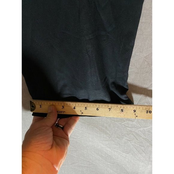 Apt 9 Maxwell Pants Womens 12 Black Chino Casual Pocketed Capris Ladies‎ 34x22. - Picture 10 of 11